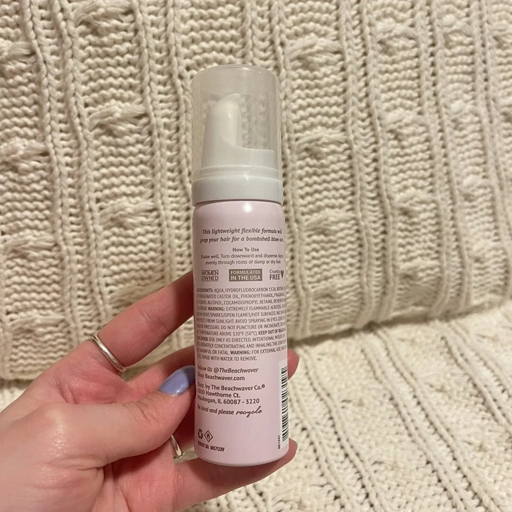 The‎ Beachwaver Co. Dream Big Volumizing Mousse Waves Curls Travel Size 1.9 Oz
